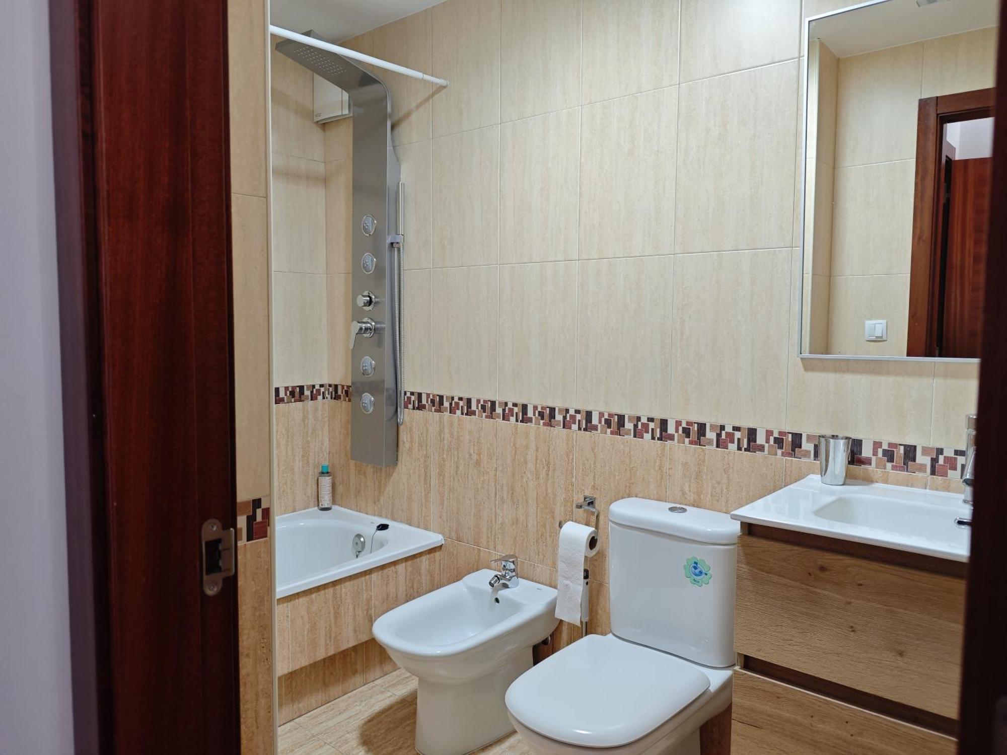 Piso Fachada Maritima Exclusive Deluxe Center Lägenhet Porto do Son Exteriör bild